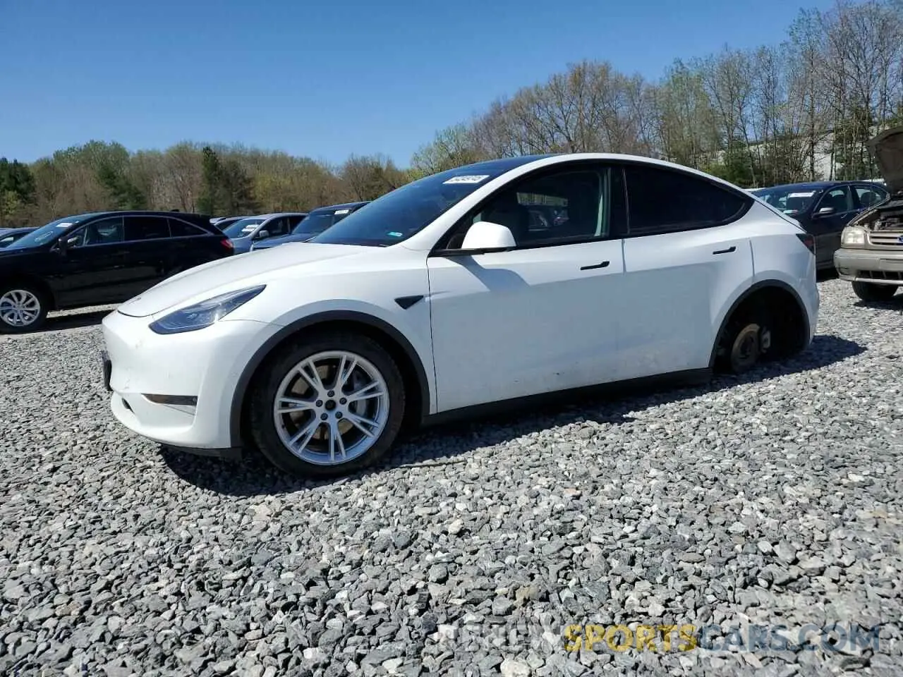 1 fotografías del automóvil dañado 5YJYGDEE1MF119872 TESLA MODEL Y 2021