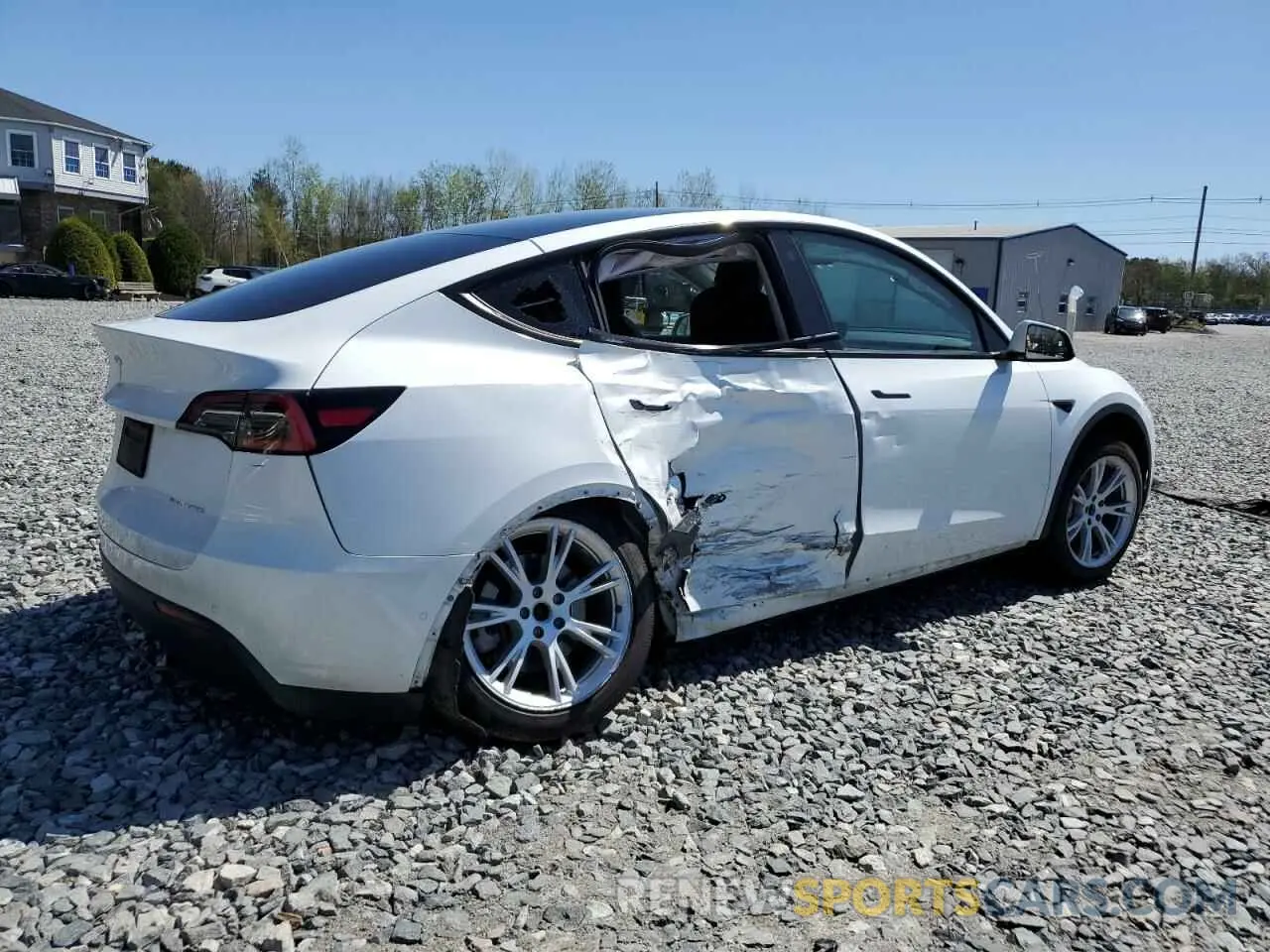 3 fotografías del automóvil dañado 5YJYGDEE1MF119872 TESLA MODEL Y 2021