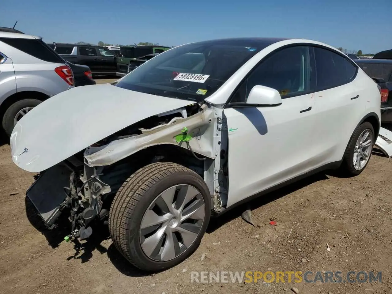 1 fotografías del automóvil dañado 5YJYGDEE1MF131536 TESLA MODEL Y 2021