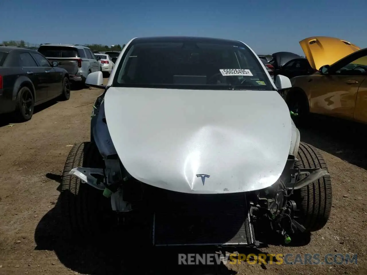 5 fotografías del automóvil dañado 5YJYGDEE1MF131536 TESLA MODEL Y 2021