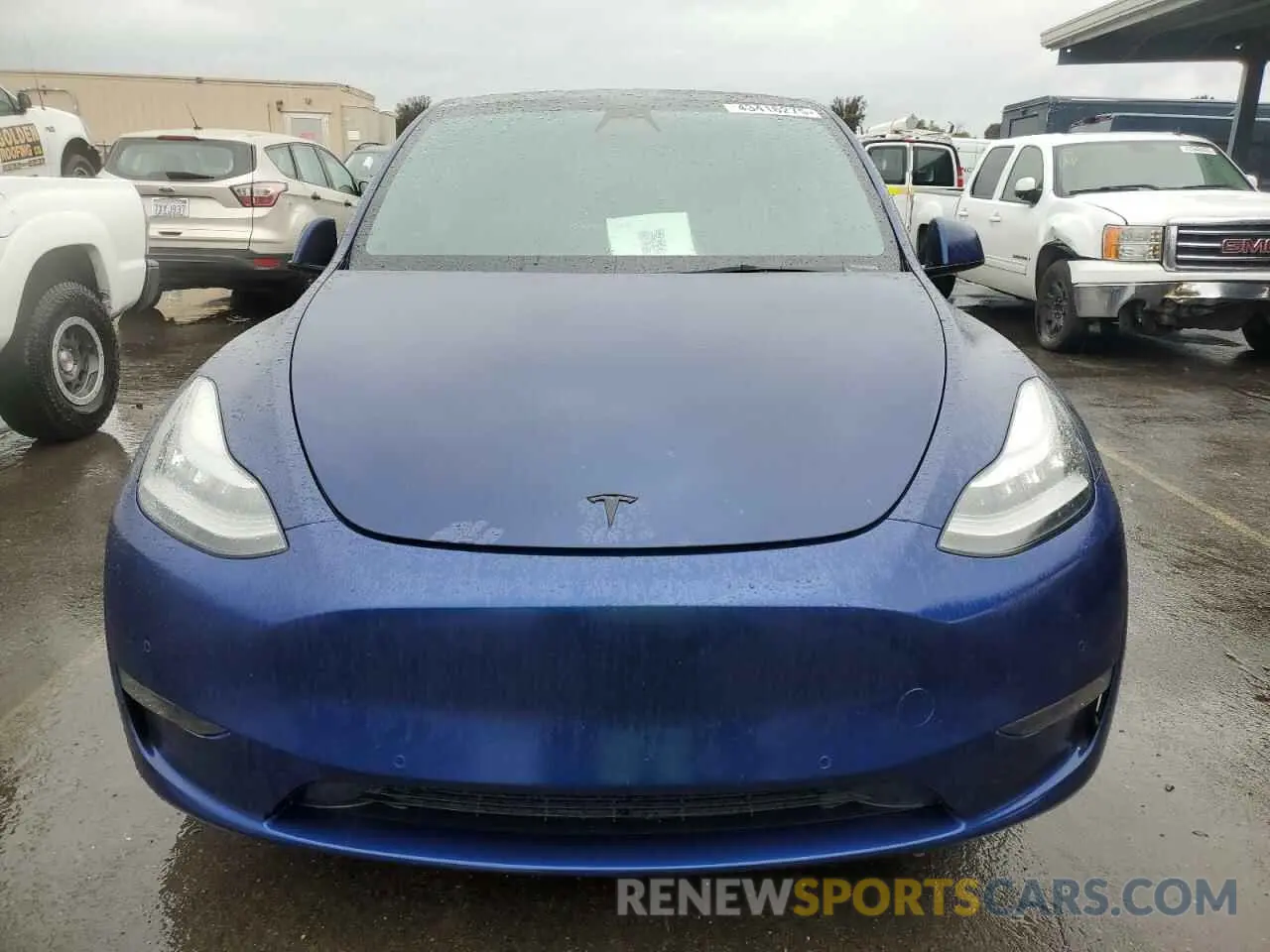 5 fotografías del automóvil dañado 5YJYGDEE1MF148854 TESLA MODEL Y 2021
