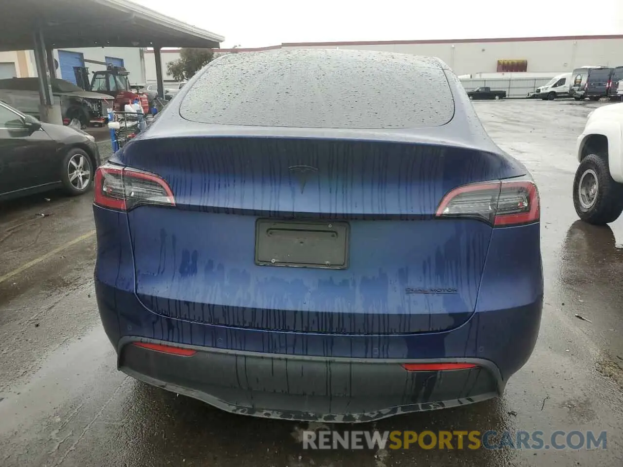 6 fotografías del automóvil dañado 5YJYGDEE1MF148854 TESLA MODEL Y 2021