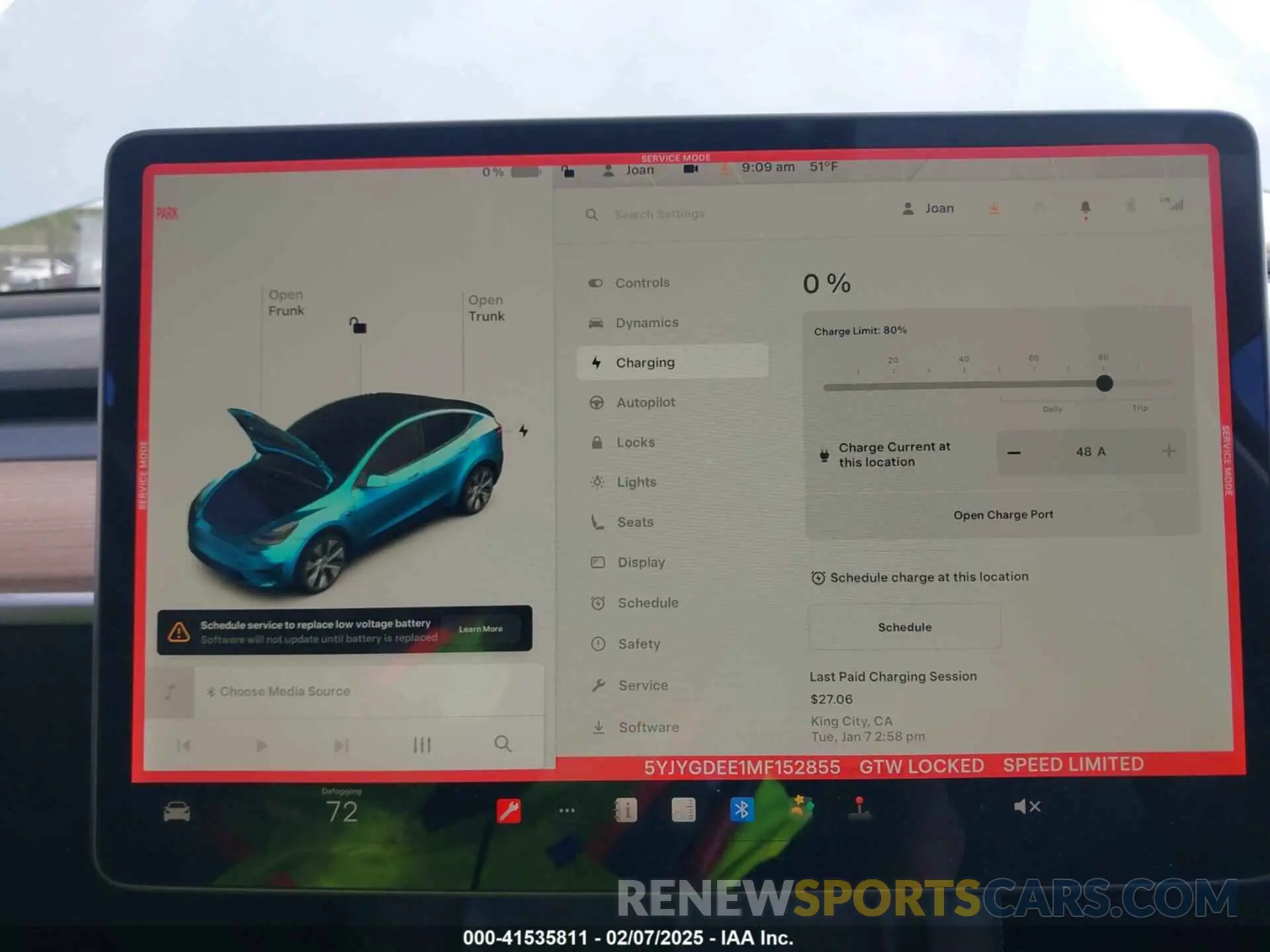 16 fotografías del automóvil dañado 5YJYGDEE1MF152855 TESLA MODEL Y 2021