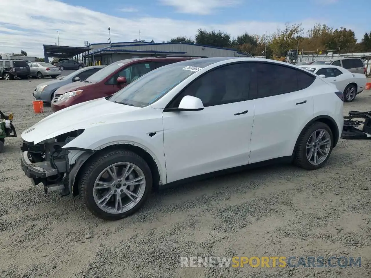 1 fotografías del automóvil dañado 5YJYGDEE1MF206011 TESLA MODEL Y 2021