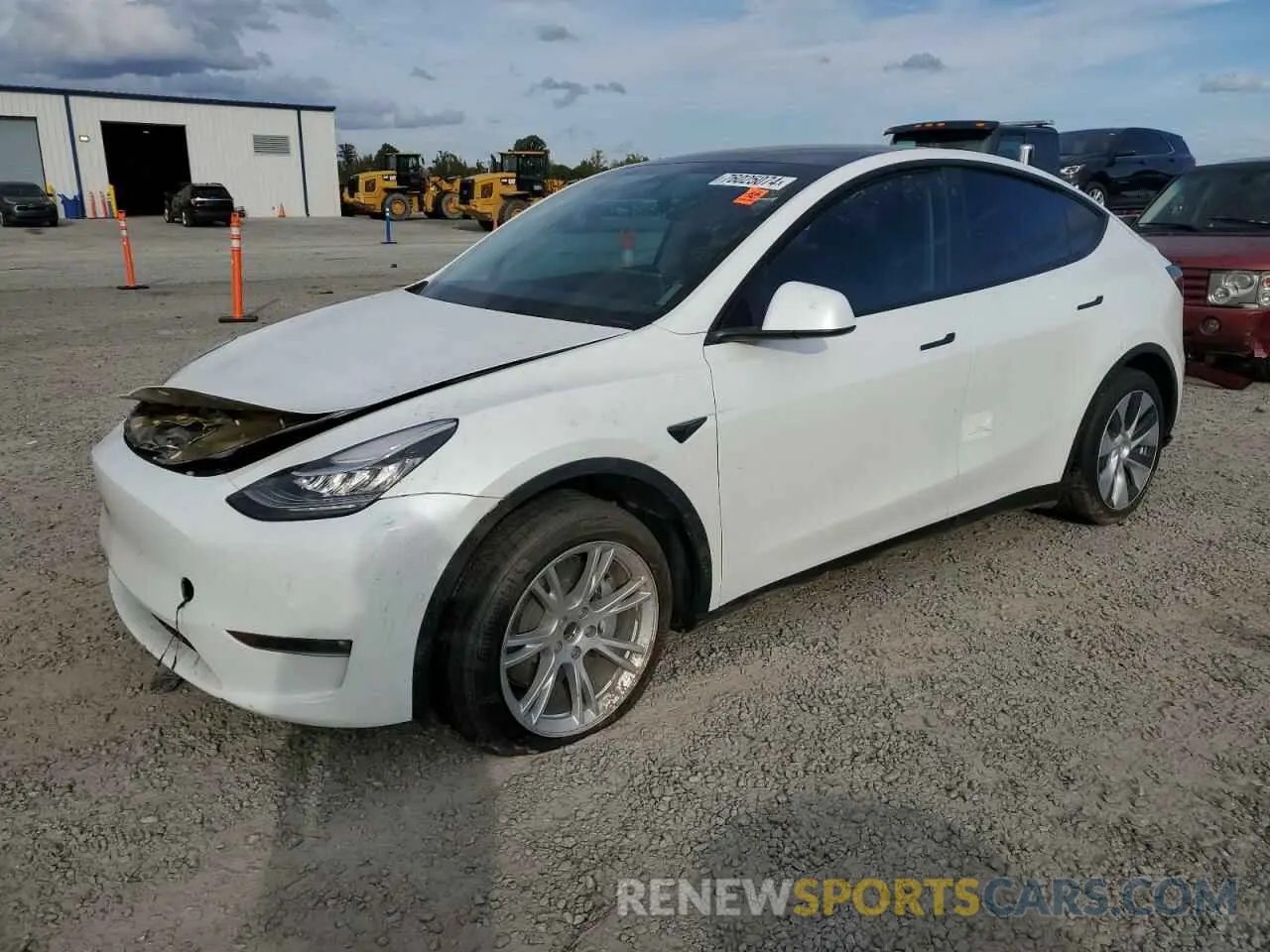 1 fotografías del automóvil dañado 5YJYGDEE1MF233600 TESLA MODEL Y 2021