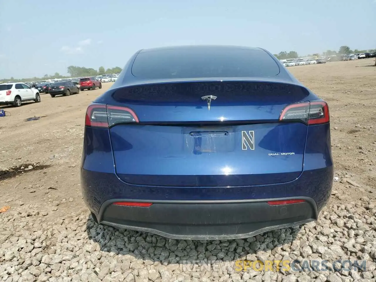 6 fotografías del automóvil dañado 5YJYGDEE1MF263647 TESLA MODEL Y 2021
