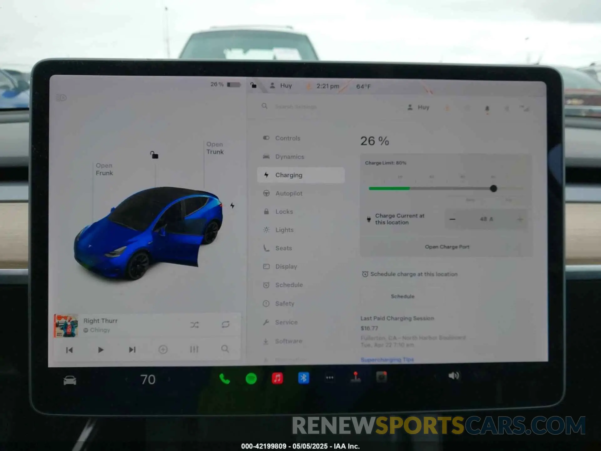 18 fotografías del automóvil dañado 5YJYGDEE1MF282196 TESLA MODEL Y 2021