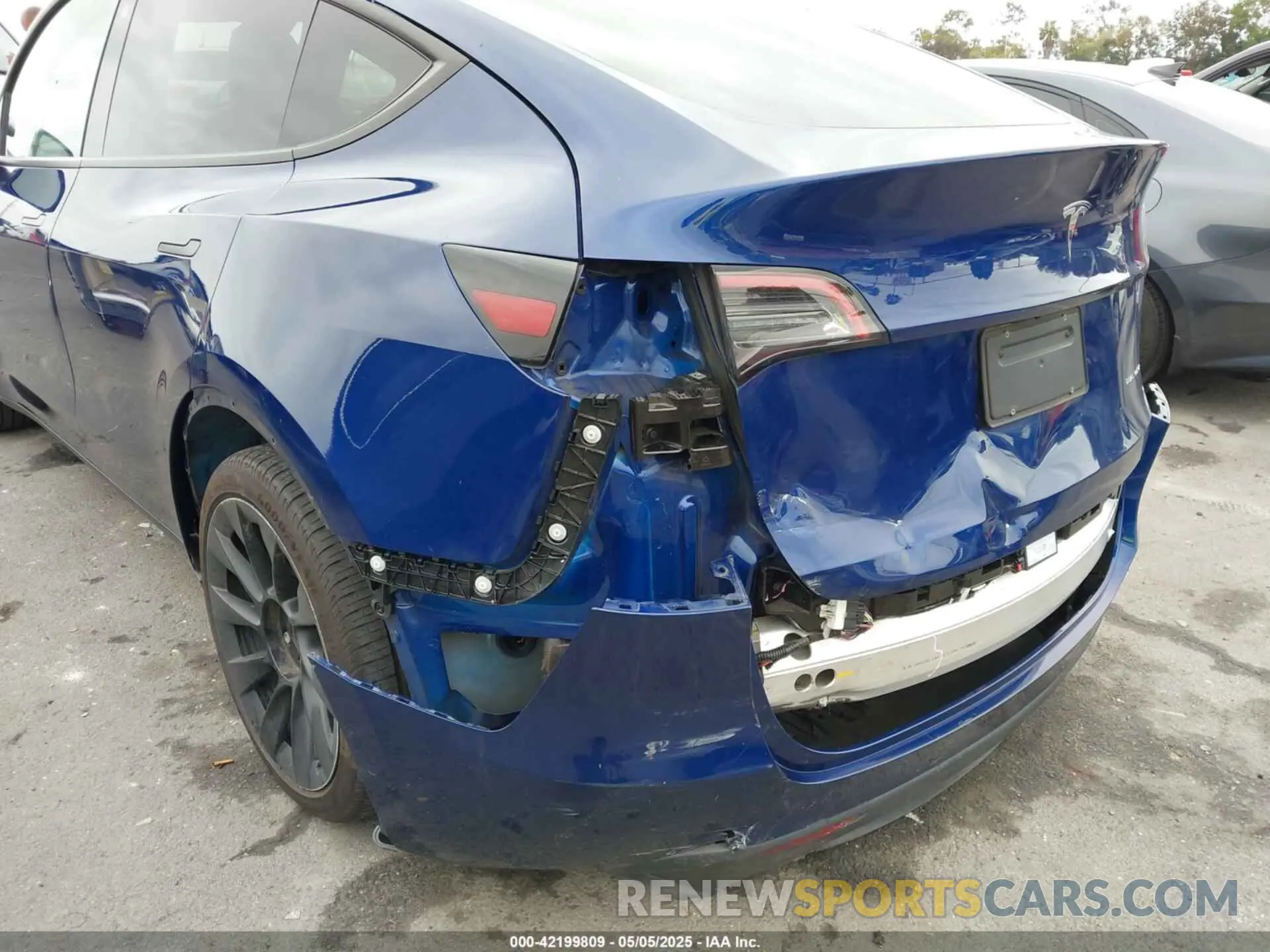6 fotografías del automóvil dañado 5YJYGDEE1MF282196 TESLA MODEL Y 2021