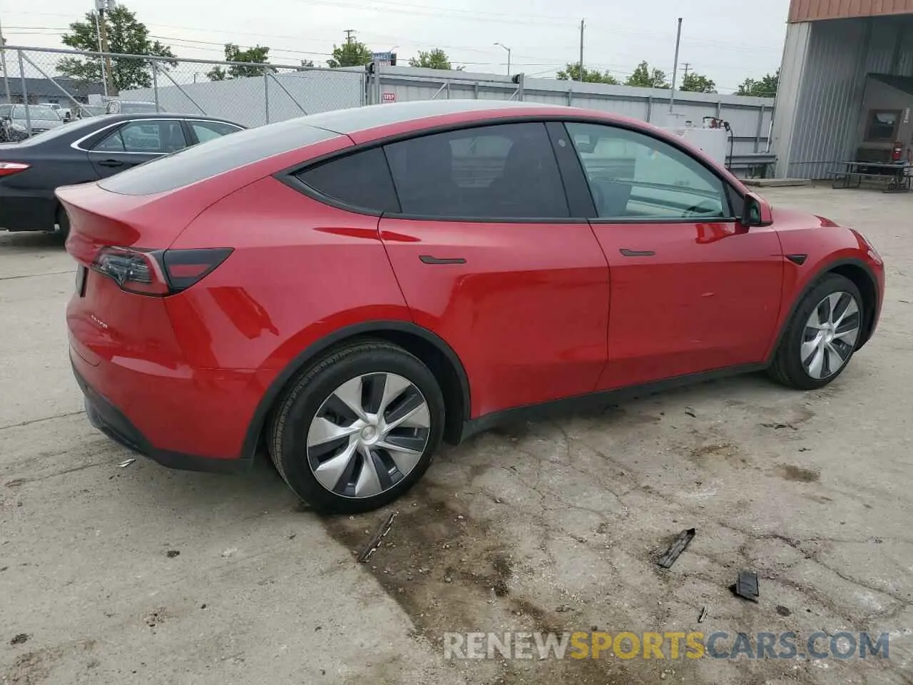 3 fotografías del automóvil dañado 5YJYGDEE1MF285454 TESLA MODEL Y 2021