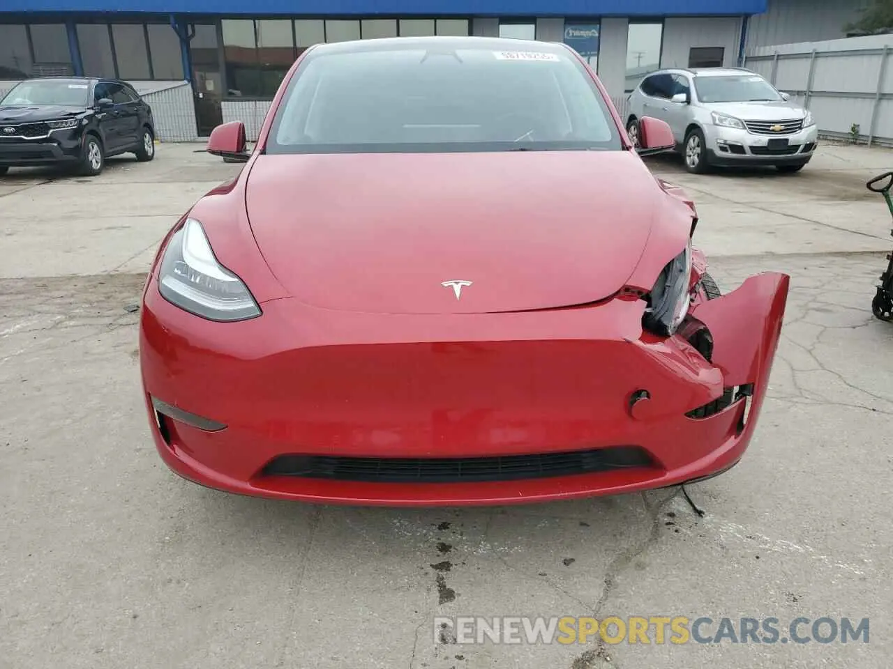 5 fotografías del automóvil dañado 5YJYGDEE1MF285454 TESLA MODEL Y 2021