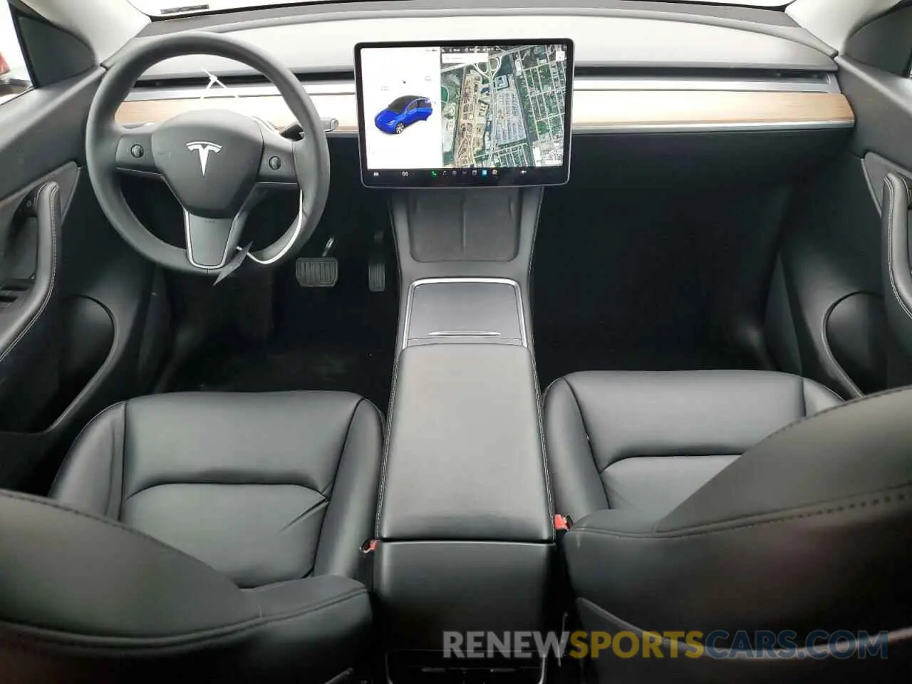 8 fotografías del automóvil dañado 5YJYGDEE1MF285454 TESLA MODEL Y 2021