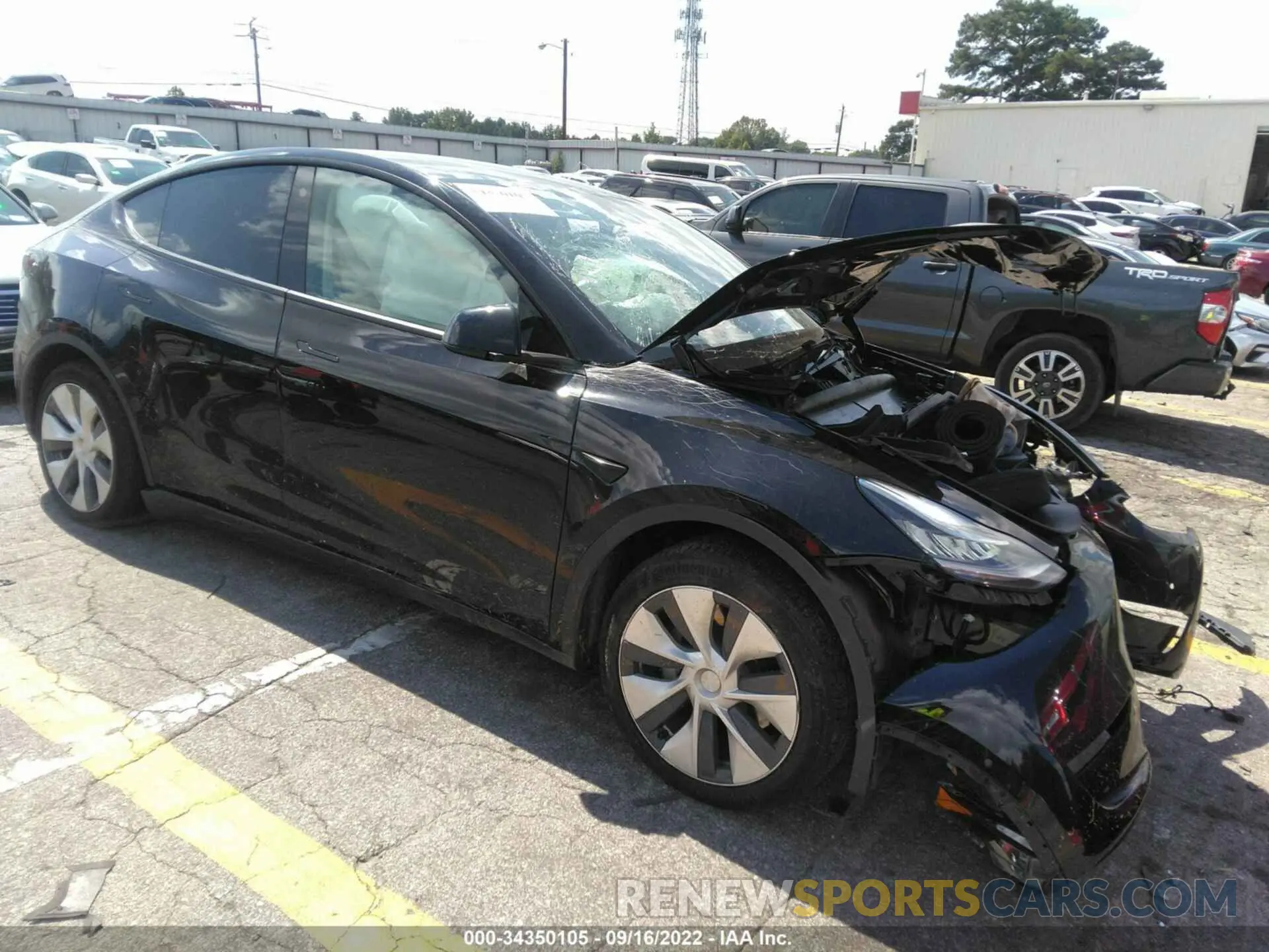 1 fotografías del automóvil dañado 5YJYGDEE1MF293604 TESLA MODEL Y 2021