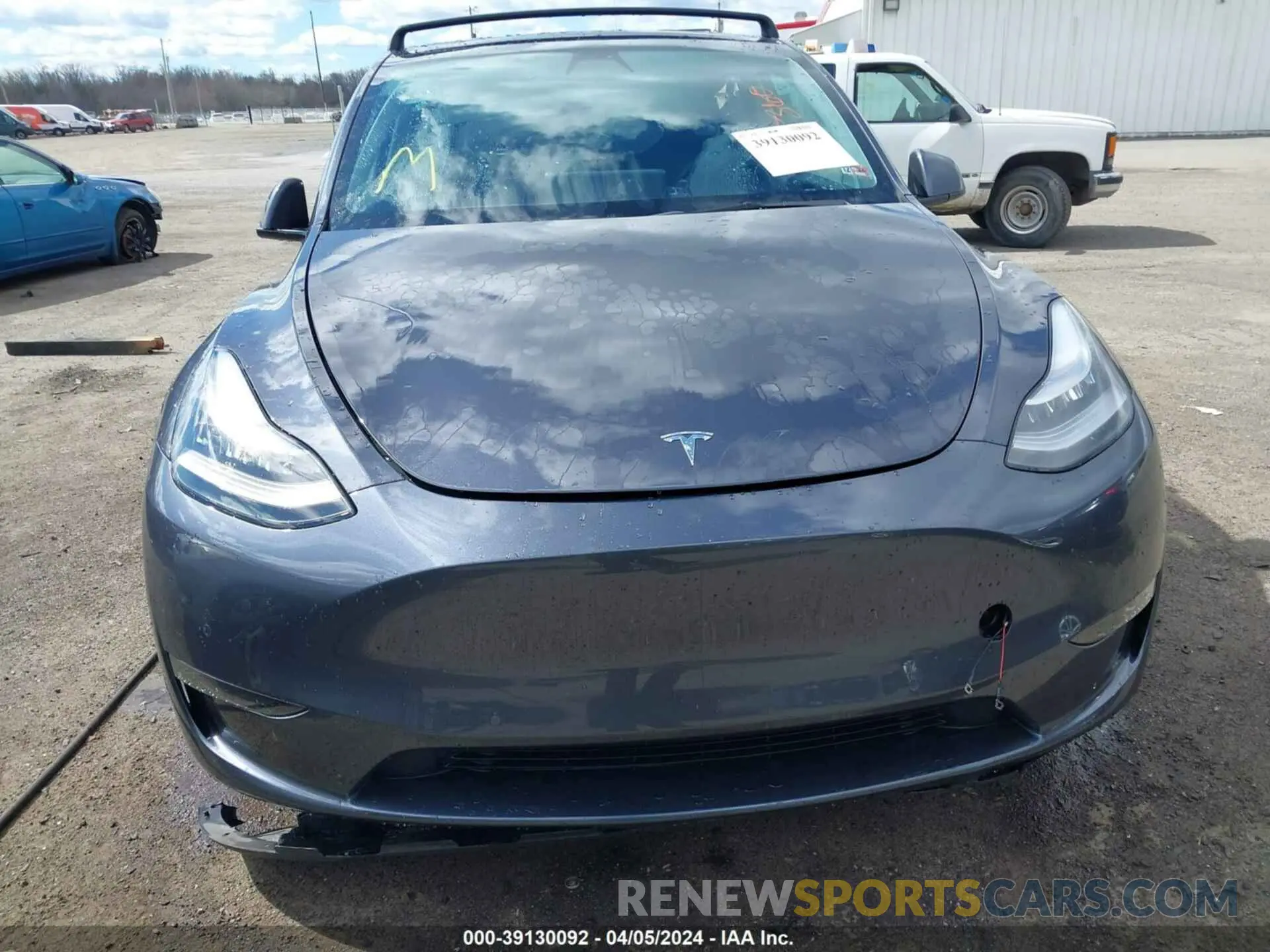 12 fotografías del automóvil dañado 5YJYGDEE1MF295045 TESLA MODEL Y 2021