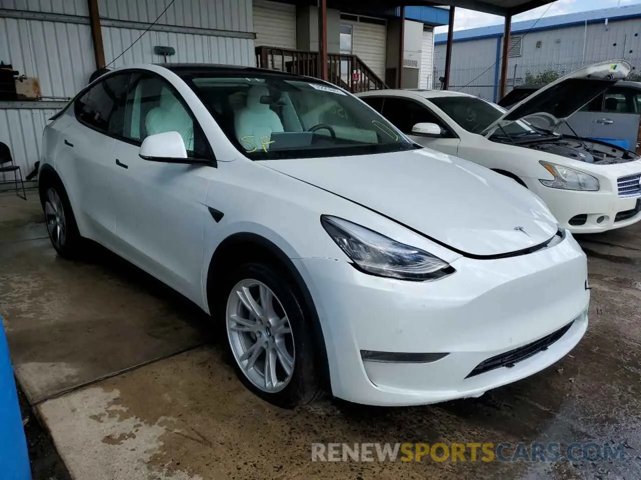 1 fotografías del automóvil dañado 5YJYGDEE2MF083092 TESLA MODEL Y 2021