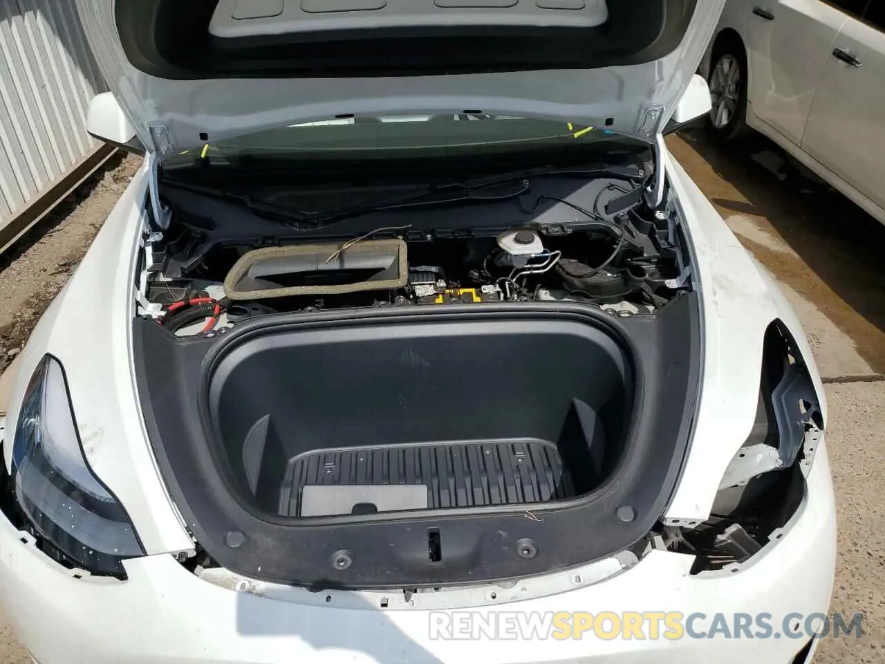 7 fotografías del automóvil dañado 5YJYGDEE2MF083092 TESLA MODEL Y 2021