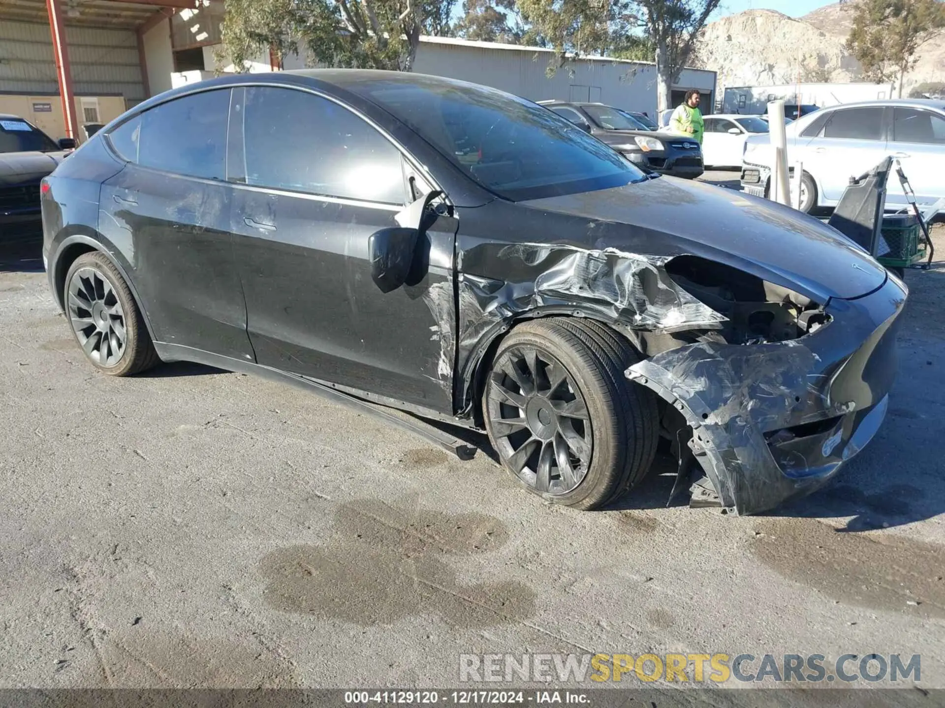 1 fotografías del automóvil dañado 5YJYGDEE2MF097316 TESLA MODEL Y 2021