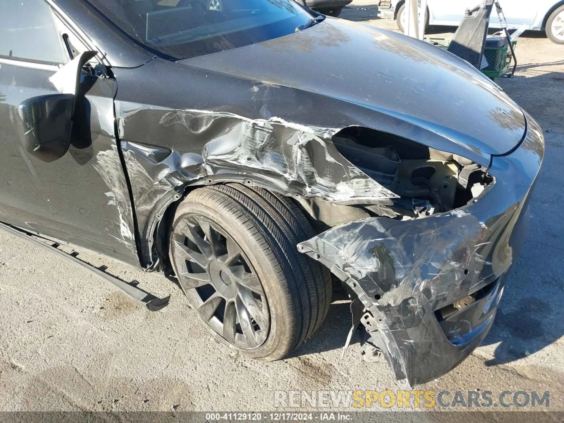 6 fotografías del automóvil dañado 5YJYGDEE2MF097316 TESLA MODEL Y 2021