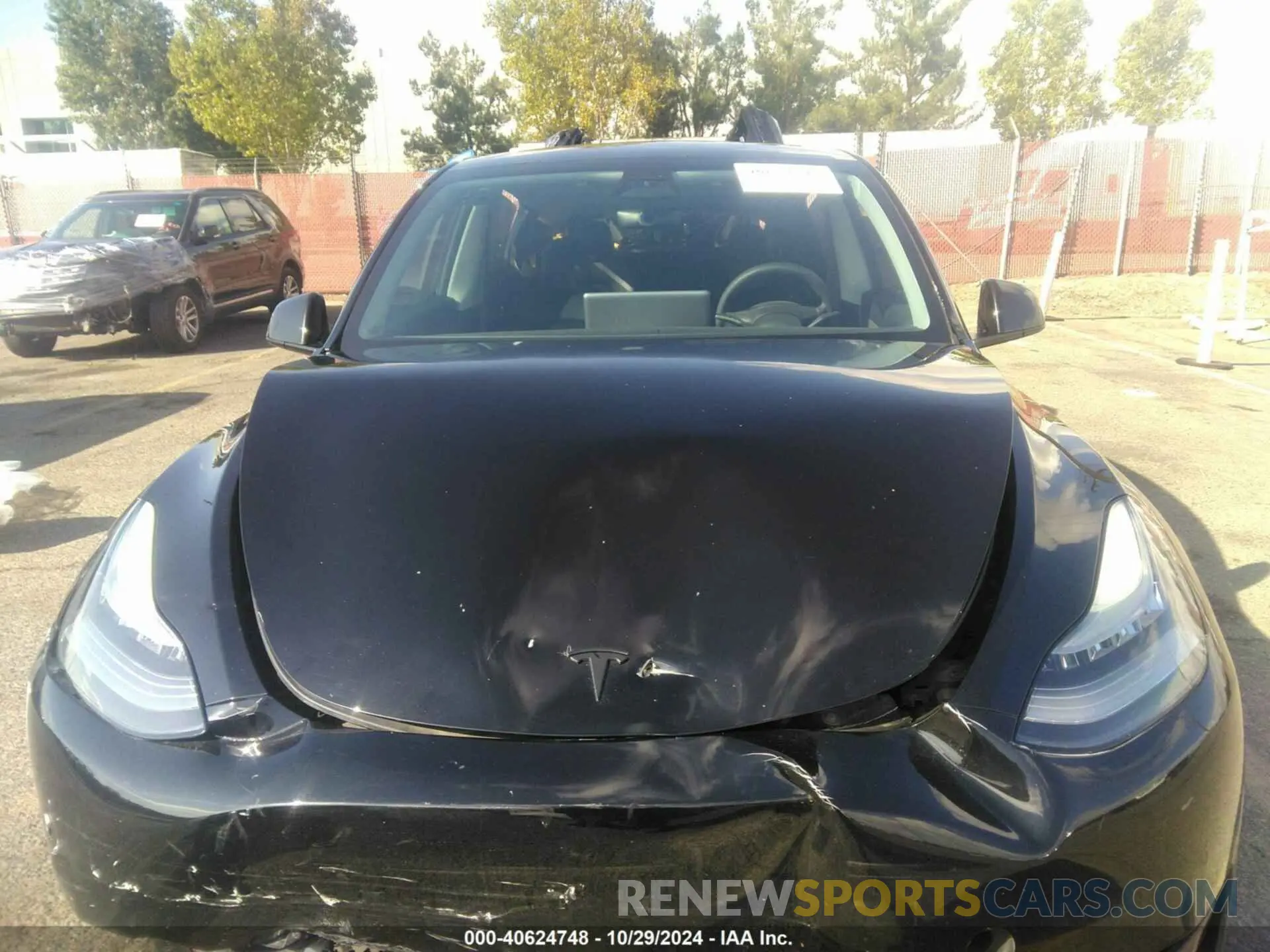 10 fotografías del automóvil dañado 5YJYGDEE2MF097624 TESLA MODEL Y 2021