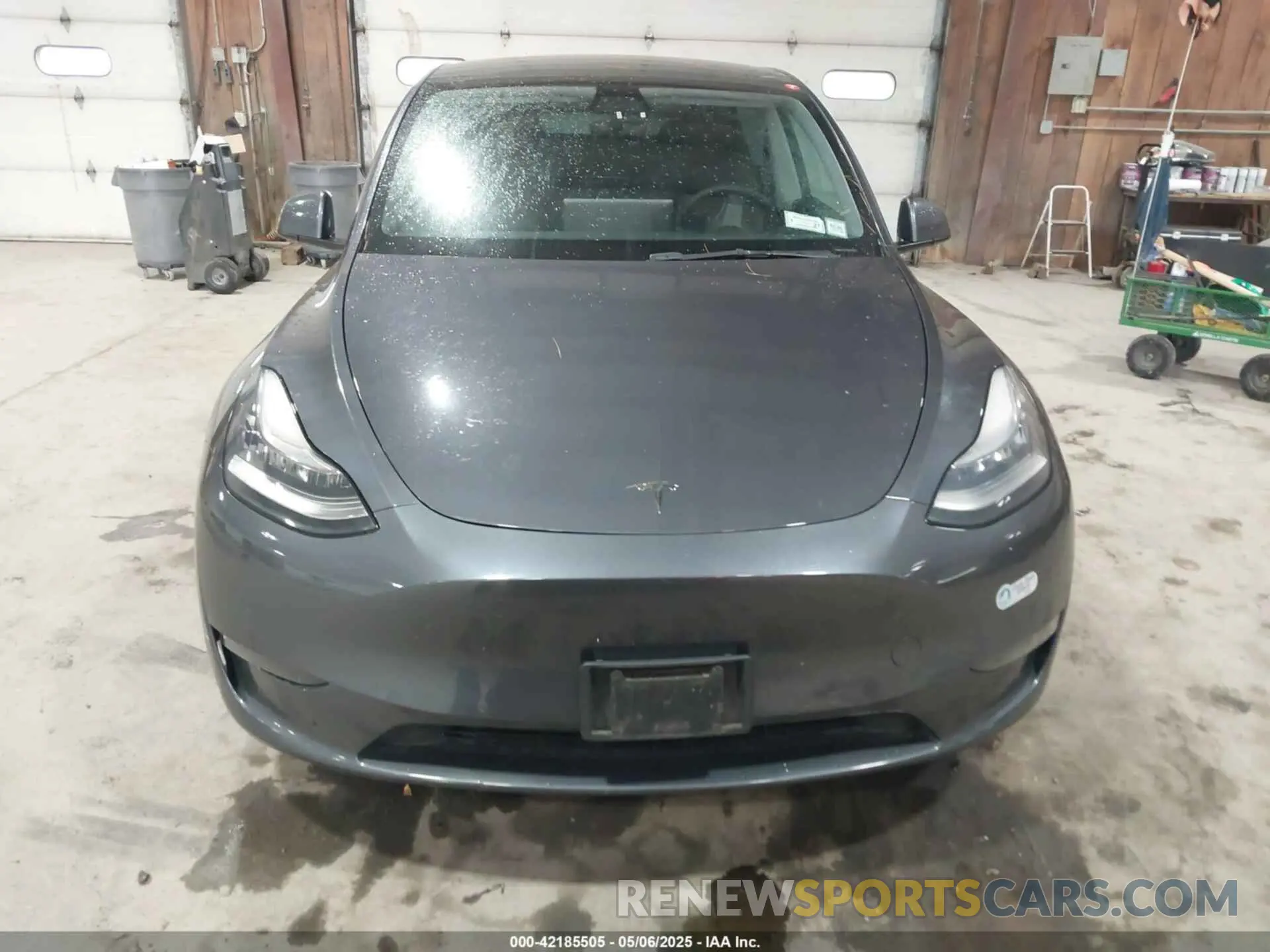 12 fotografías del automóvil dañado 5YJYGDEE2MF121792 TESLA MODEL Y 2021