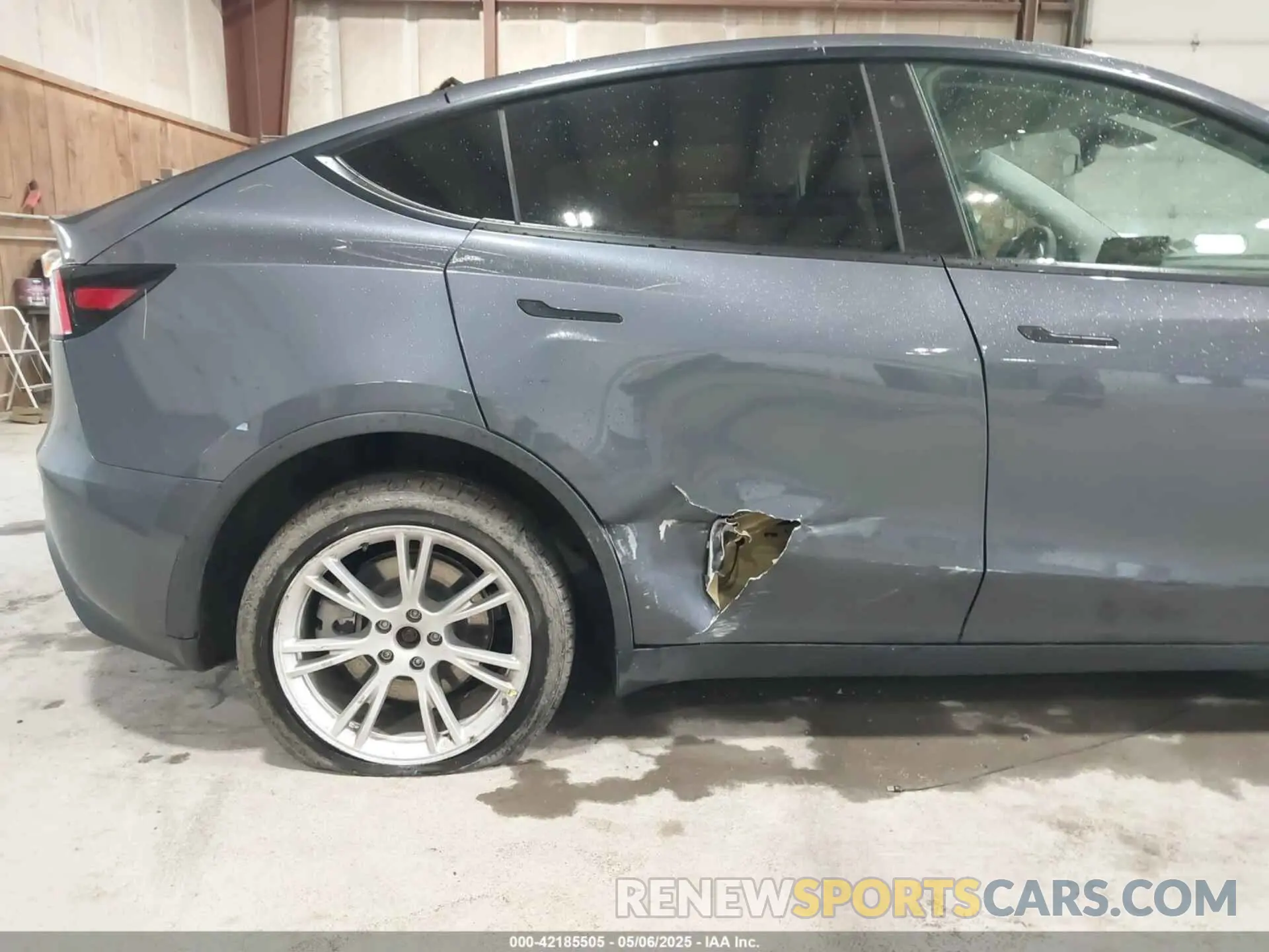 6 fotografías del automóvil dañado 5YJYGDEE2MF121792 TESLA MODEL Y 2021