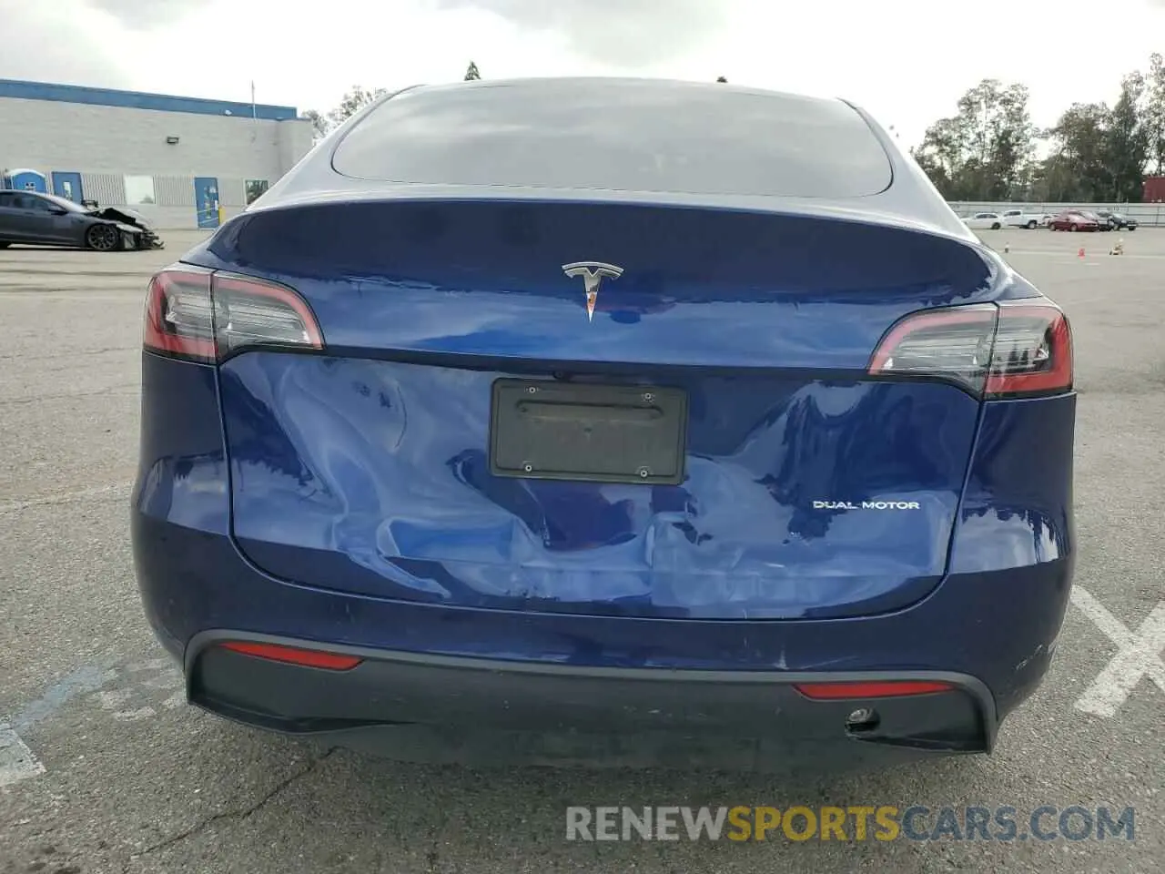 6 fotografías del automóvil dañado 5YJYGDEE2MF207913 TESLA MODEL Y 2021