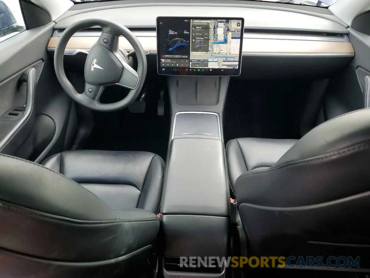 8 fotografías del automóvil dañado 5YJYGDEE2MF207913 TESLA MODEL Y 2021