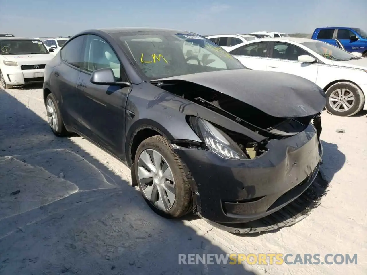 1 fotografías del automóvil dañado 5YJYGDEE2MF262409 TESLA MODEL Y 2021
