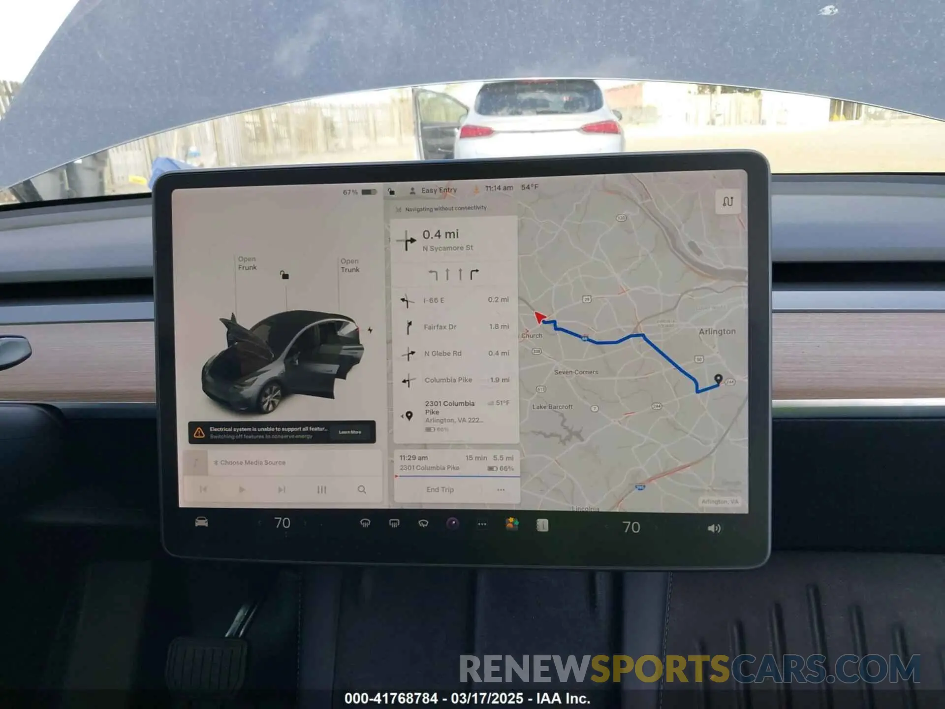 17 fotografías del automóvil dañado 5YJYGDEE2MF300009 TESLA MODEL Y 2021