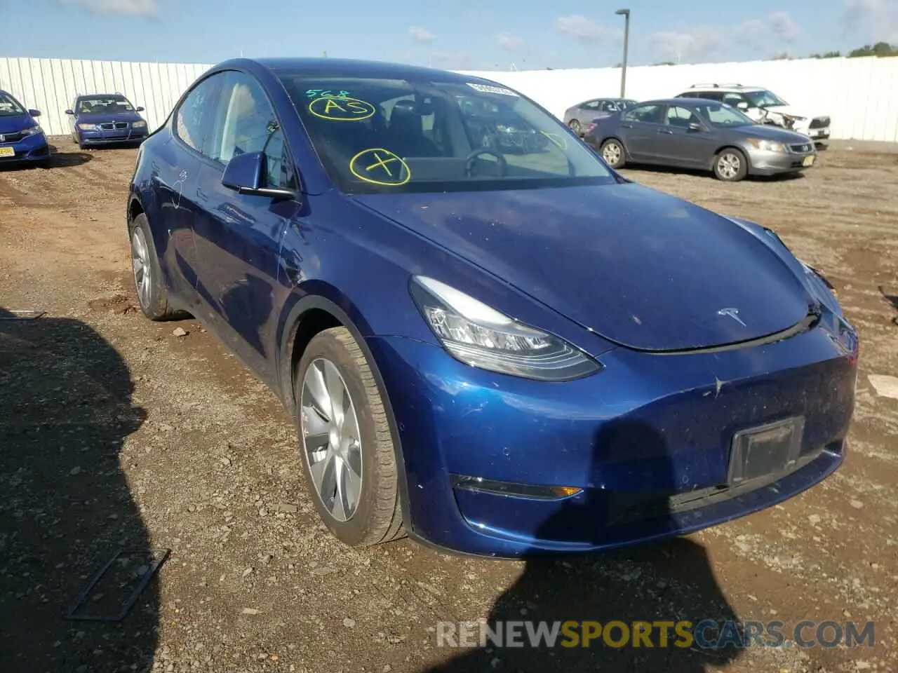 1 fotografías del automóvil dañado 5YJYGDEE3MF063711 TESLA MODEL Y 2021