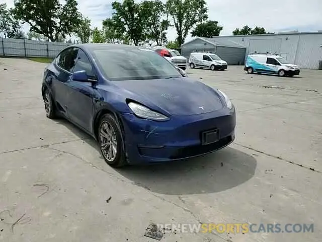 11 fotografías del automóvil dañado 5YJYGDEE3MF094165 TESLA MODEL Y 2021