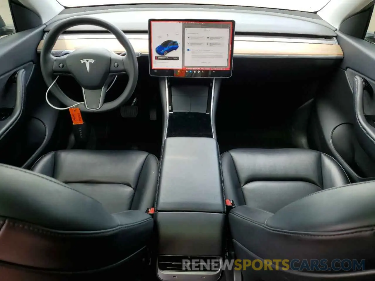 8 fotografías del automóvil dañado 5YJYGDEE3MF094165 TESLA MODEL Y 2021