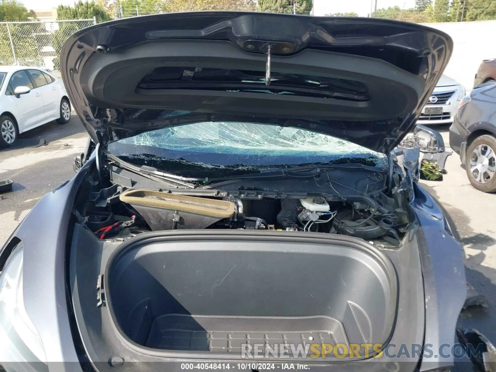 10 fotografías del automóvil dañado 5YJYGDEE3MF098040 TESLA MODEL Y 2021