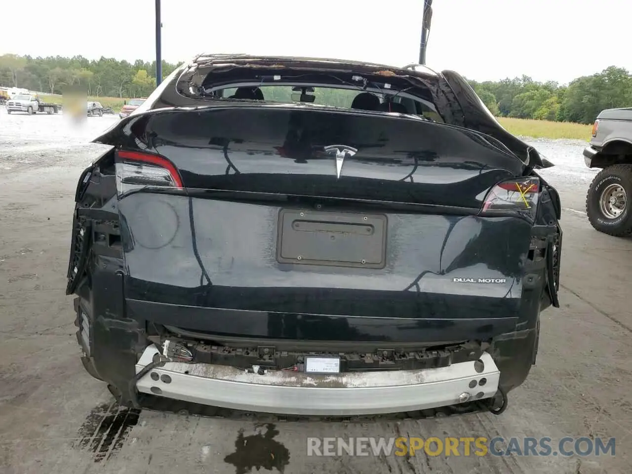 6 fotografías del automóvil dañado 5YJYGDEE3MF115726 TESLA MODEL Y 2021