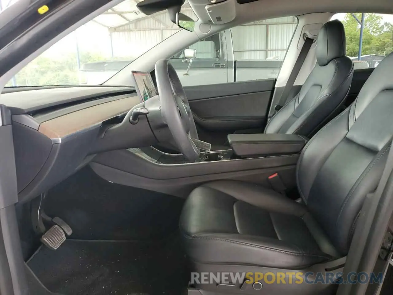 7 fotografías del automóvil dañado 5YJYGDEE3MF115726 TESLA MODEL Y 2021