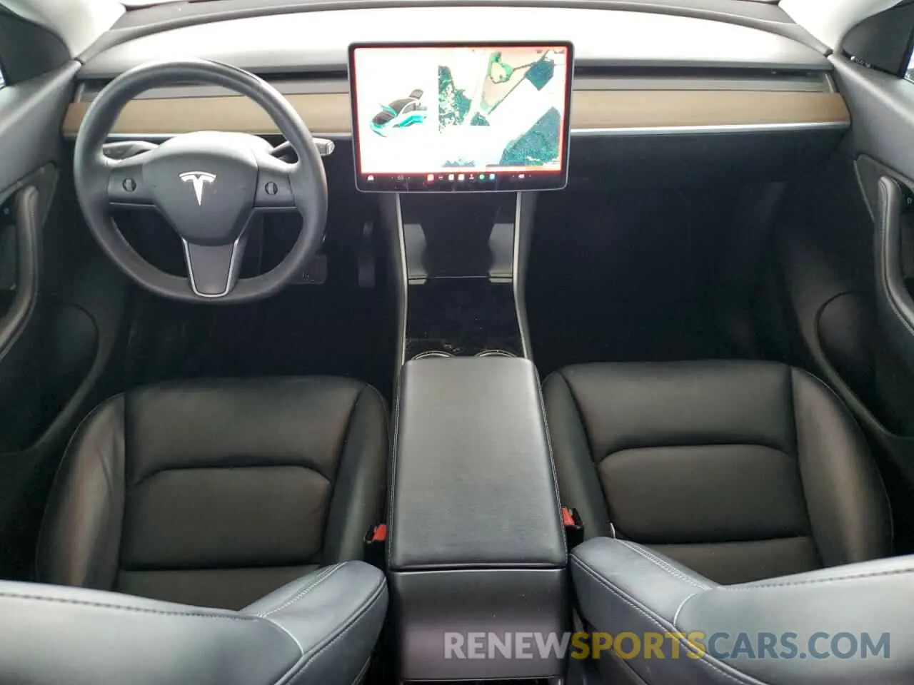 8 fotografías del automóvil dañado 5YJYGDEE3MF115726 TESLA MODEL Y 2021
