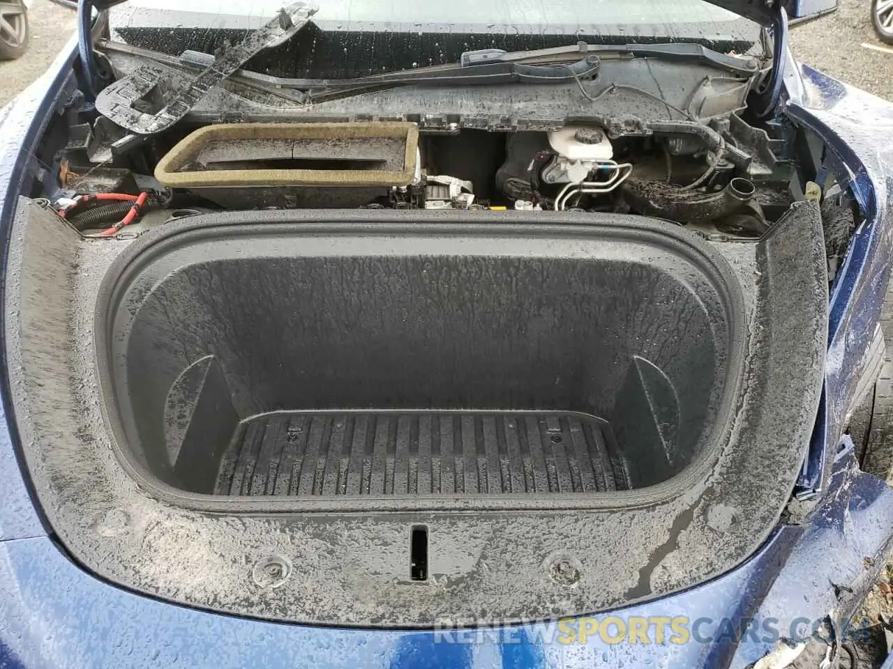 11 fotografías del automóvil dañado 5YJYGDEE3MF143185 TESLA MODEL Y 2021
