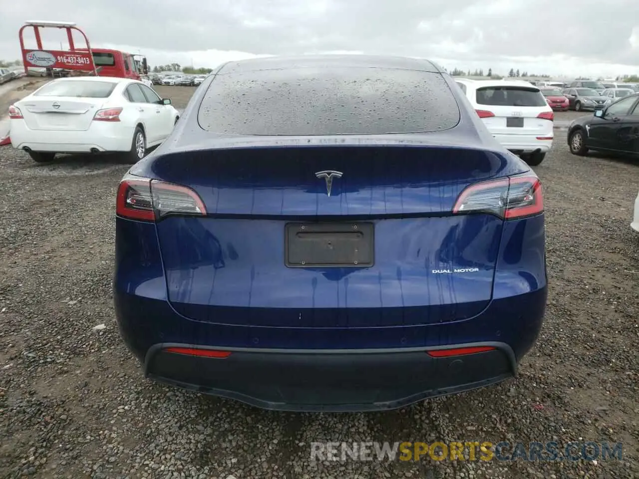 6 fotografías del automóvil dañado 5YJYGDEE3MF143185 TESLA MODEL Y 2021