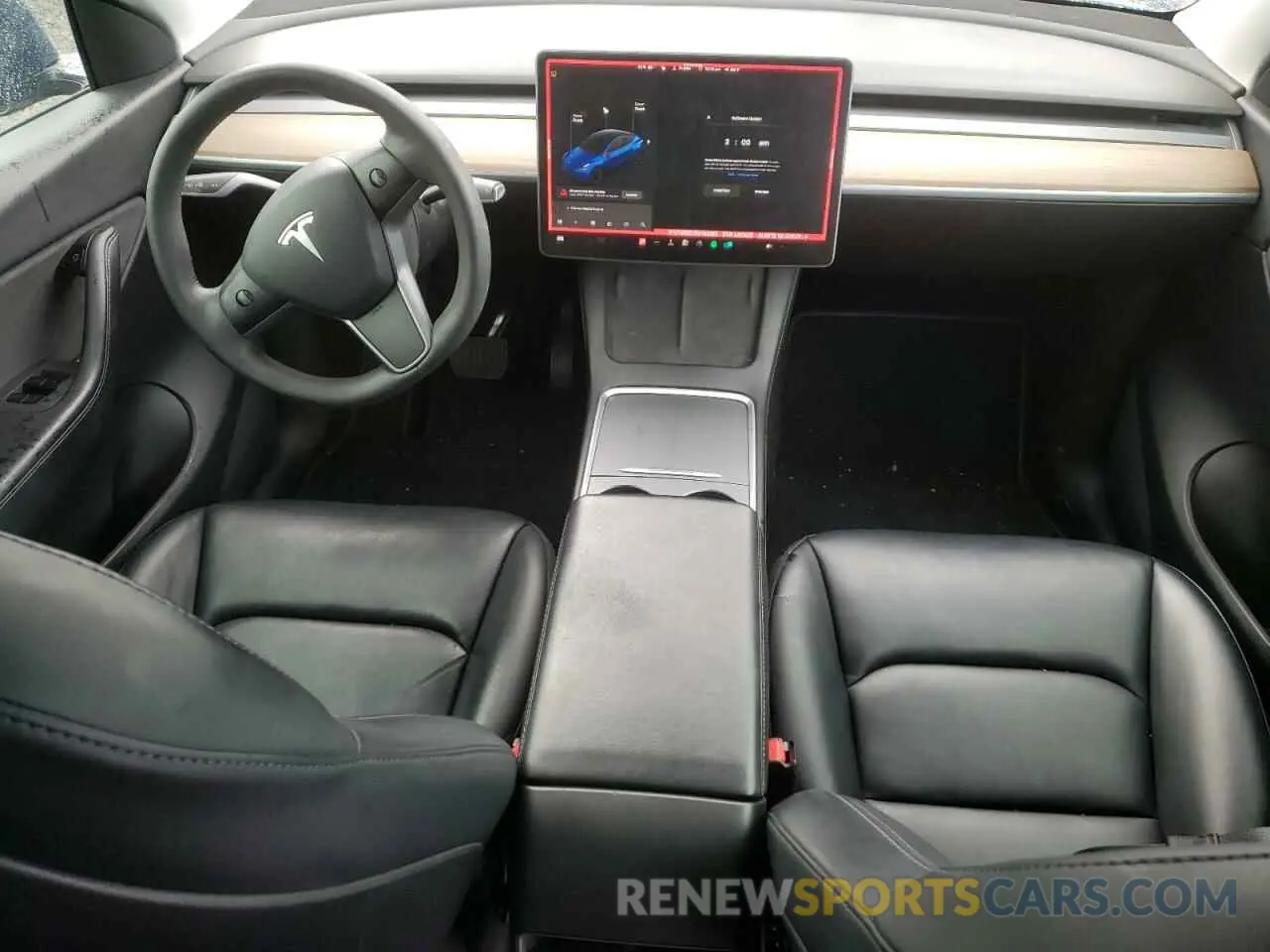 8 fotografías del automóvil dañado 5YJYGDEE3MF143185 TESLA MODEL Y 2021