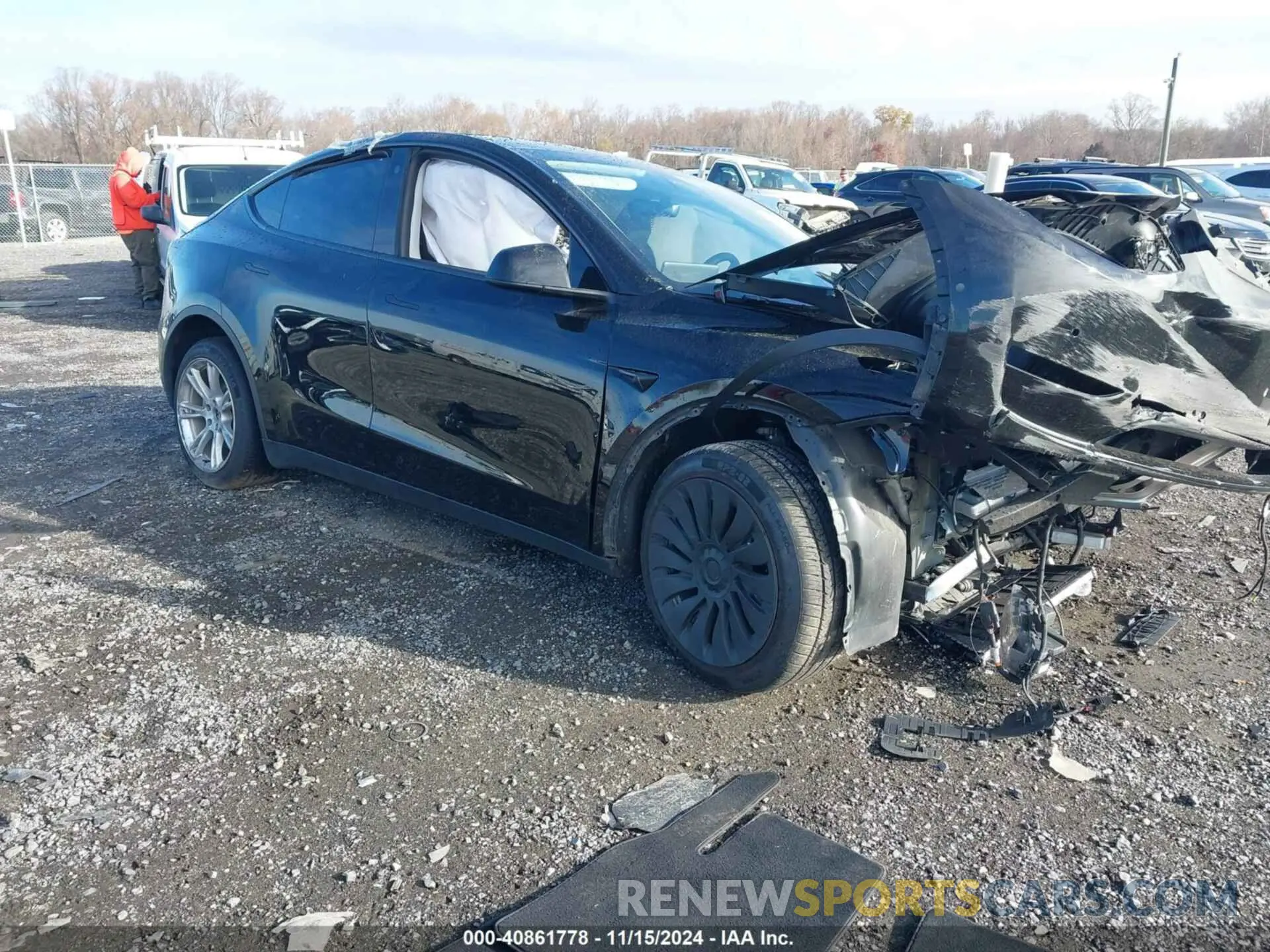 1 fotografías del automóvil dañado 5YJYGDEE3MF196128 TESLA MODEL Y 2021