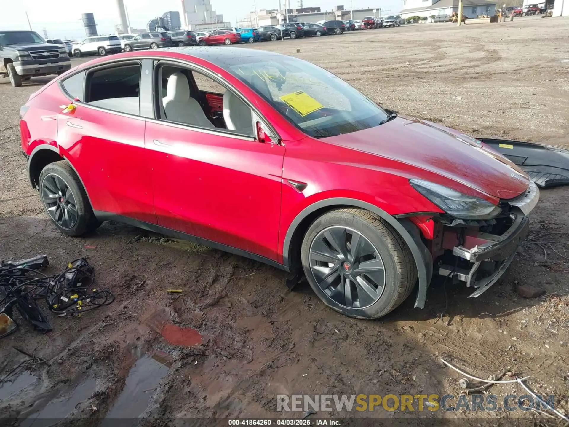 1 fotografías del automóvil dañado 5YJYGDEE3MF212845 TESLA MODEL Y 2021