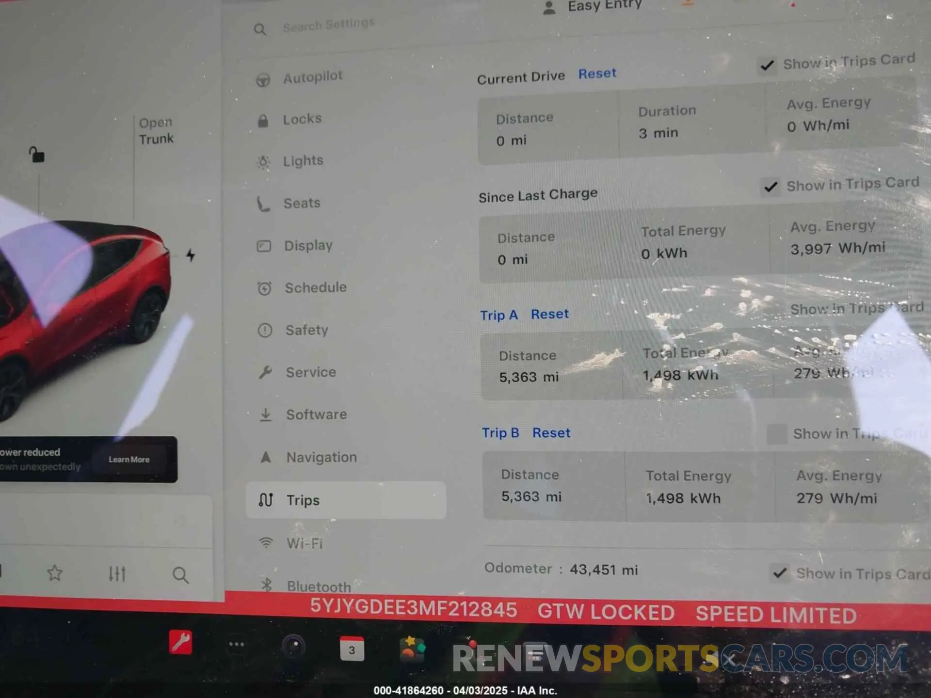 7 fotografías del automóvil dañado 5YJYGDEE3MF212845 TESLA MODEL Y 2021