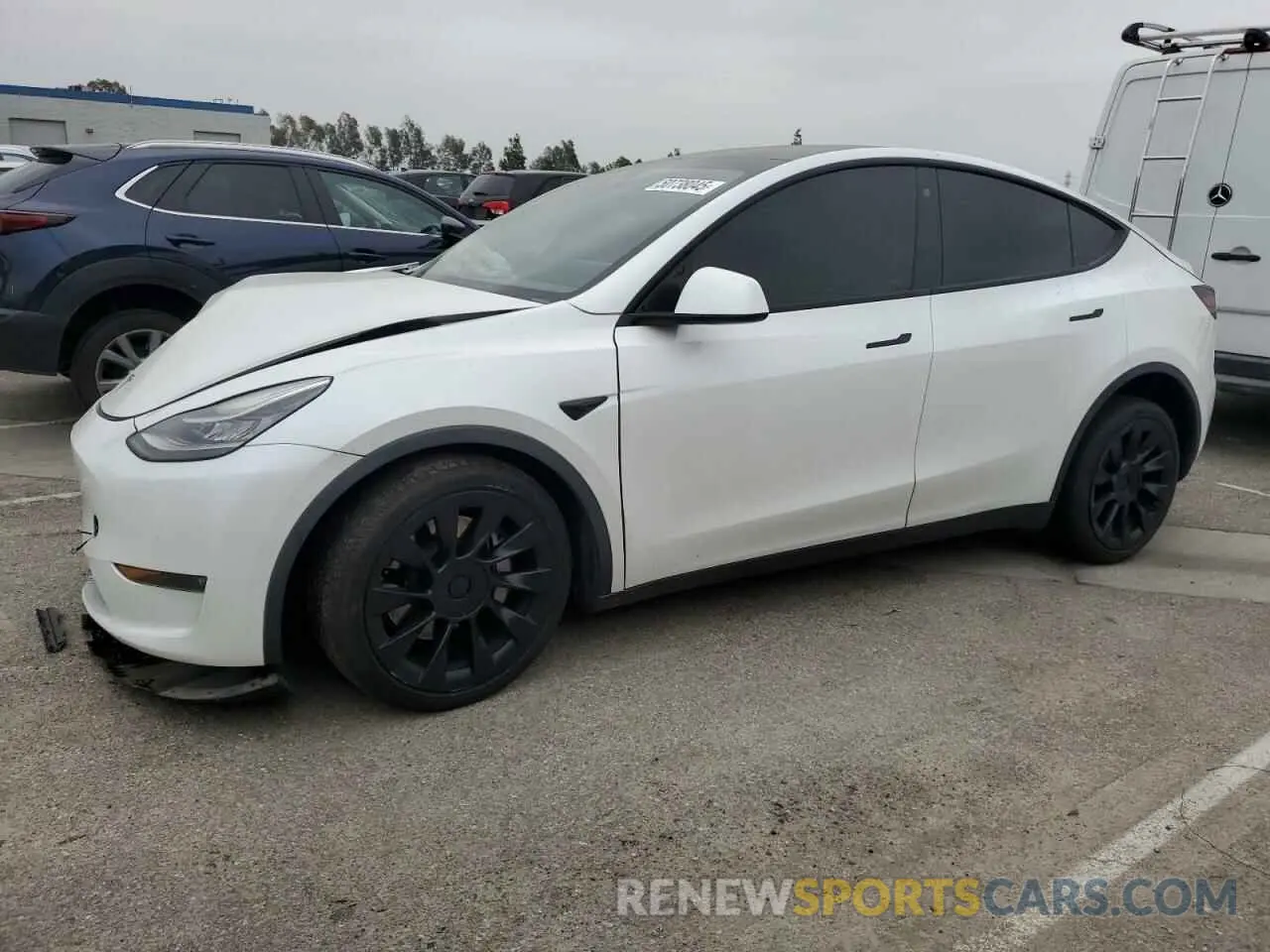1 fotografías del automóvil dañado 5YJYGDEE3MF214823 TESLA MODEL Y 2021
