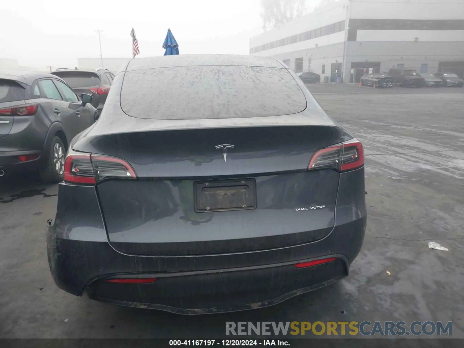 15 fotografías del automóvil dañado 5YJYGDEE3MF258160 TESLA MODEL Y 2021