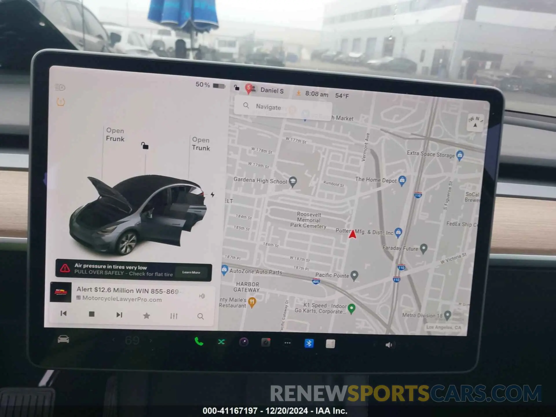 17 fotografías del automóvil dañado 5YJYGDEE3MF258160 TESLA MODEL Y 2021