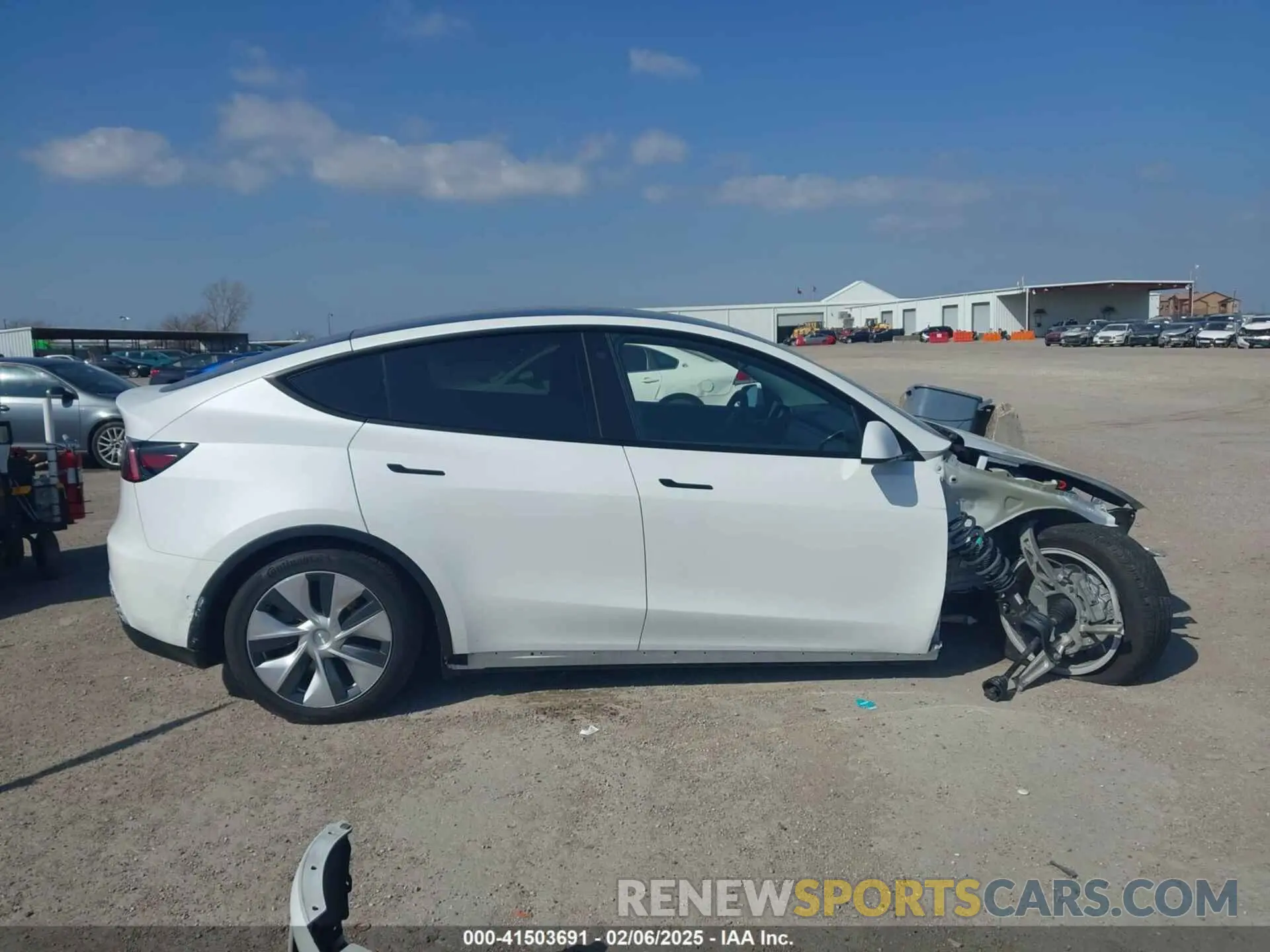 13 fotografías del automóvil dañado 5YJYGDEE3MF259793 TESLA MODEL Y 2021