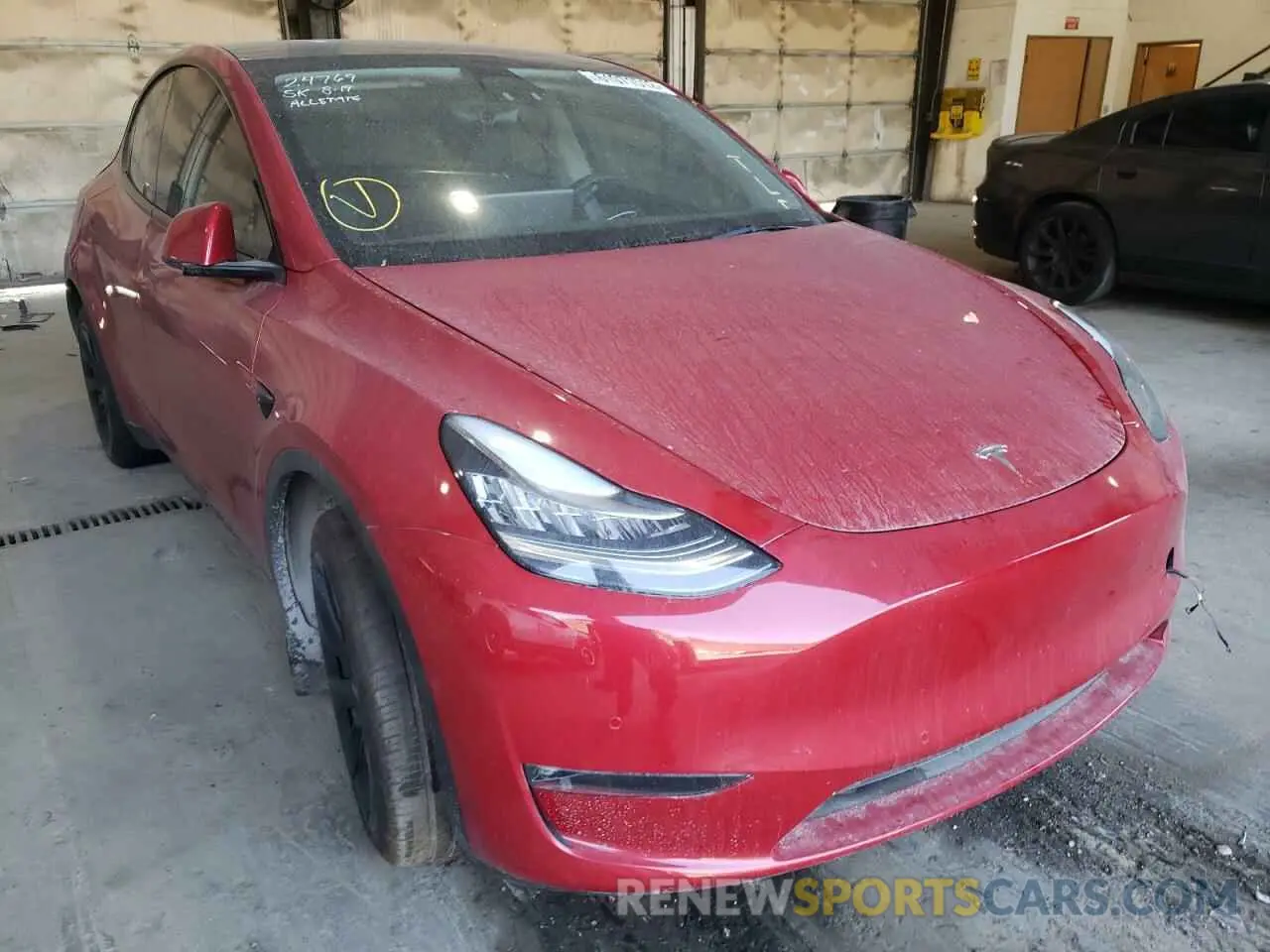 1 fotografías del automóvil dañado 5YJYGDEE3MF297847 TESLA MODEL Y 2021