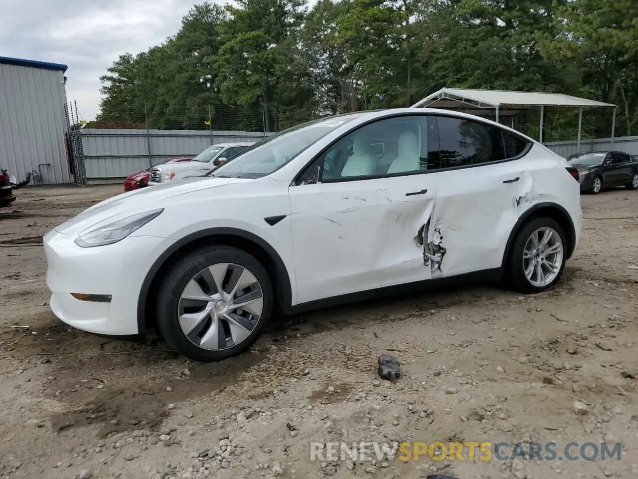 1 fotografías del automóvil dañado 5YJYGDEE4MF085569 TESLA MODEL Y 2021