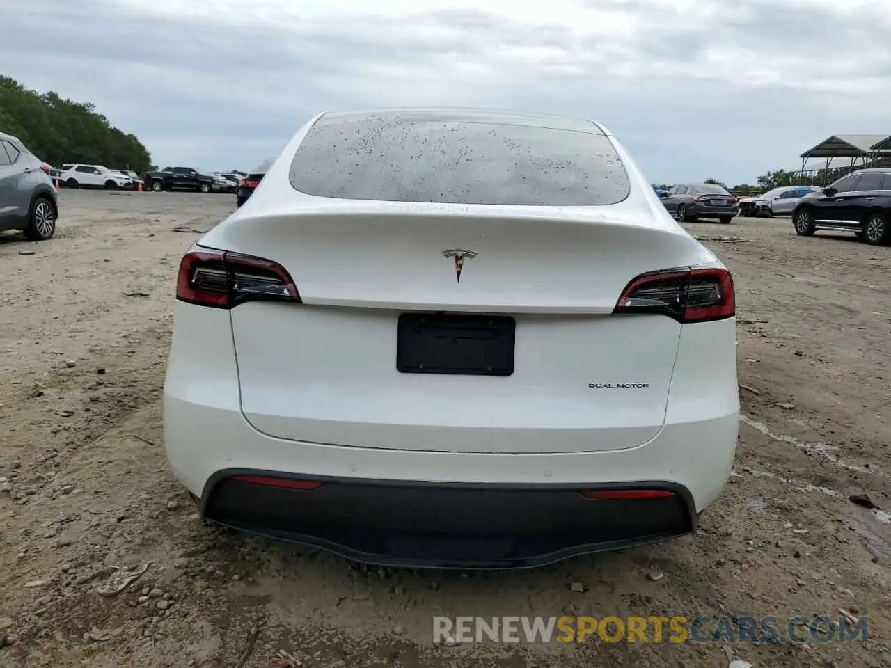 6 fotografías del automóvil dañado 5YJYGDEE4MF085569 TESLA MODEL Y 2021