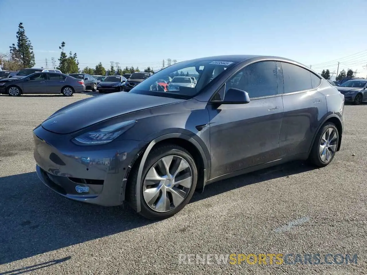 1 fotografías del automóvil dañado 5YJYGDEE4MF089976 TESLA MODEL Y 2021
