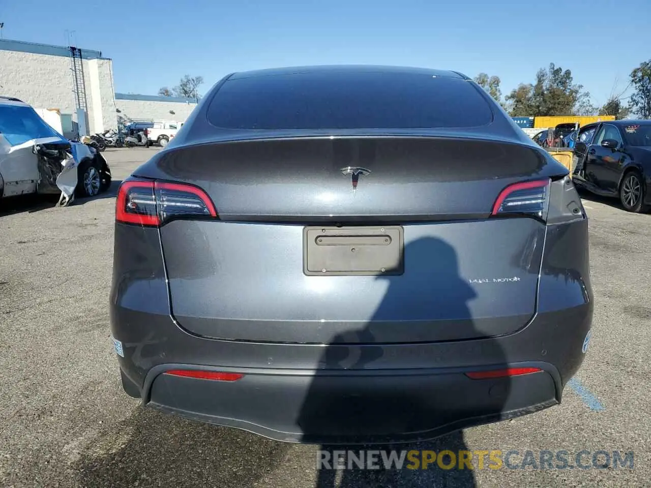 6 fotografías del automóvil dañado 5YJYGDEE4MF089976 TESLA MODEL Y 2021